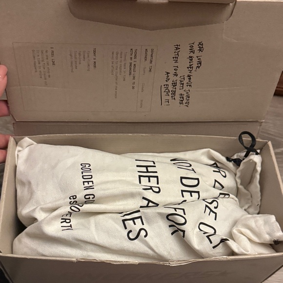 Golden Goose Deluxe Brand Super-Star Sneakers Black Silver Glitter Size 10 - Picture 12 of 12